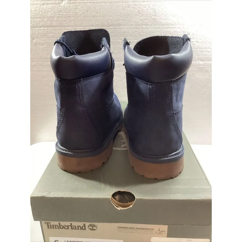 Timberlands Juniors Sz 6 Premium Water Proof Boots Blue SKU‎ #3054